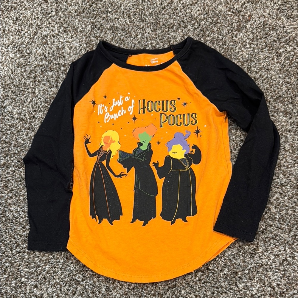 Disney Hocus Pocus Orange and Black Tee